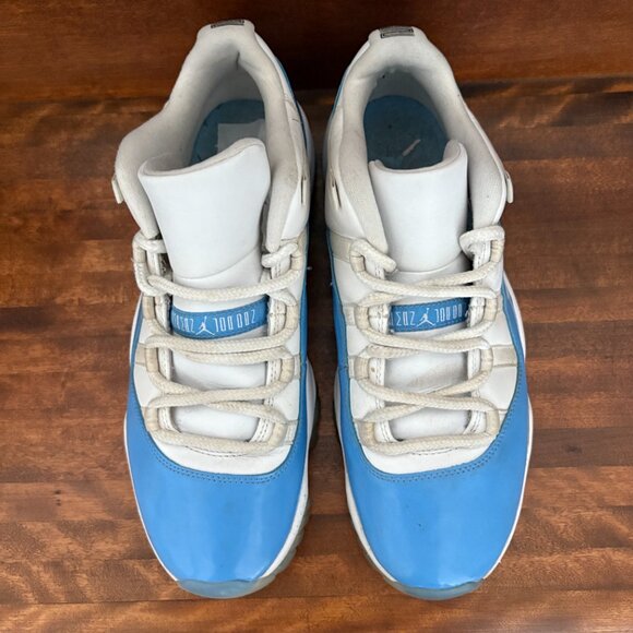 Nike Air Jordan 11 Retro Low White University Blue UNC 528895-106 Size 10 - Picture 2 of 6